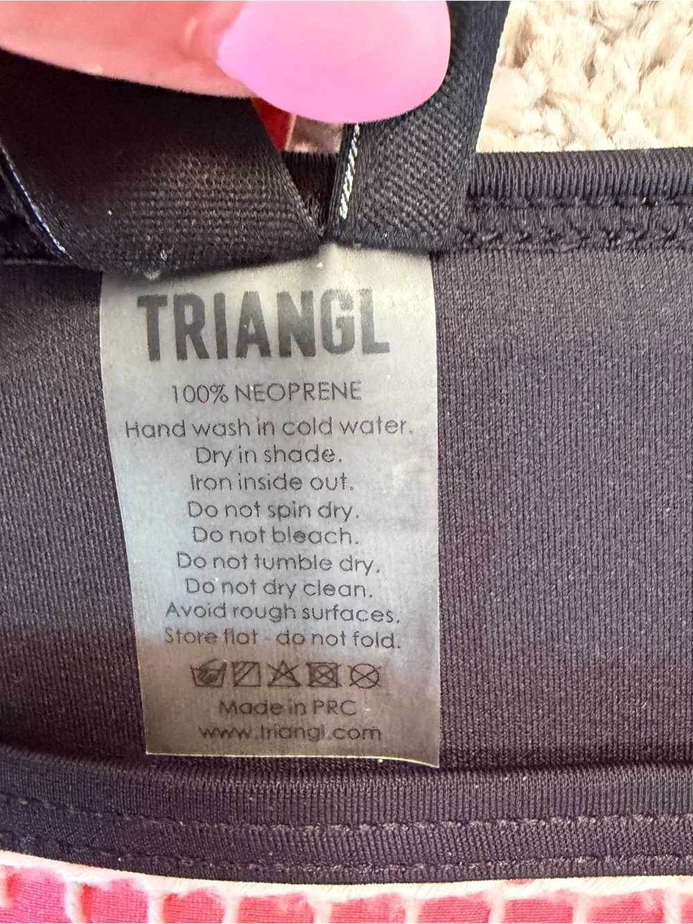 2 Pairs of Neon Triangl Bikini Bottoms